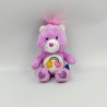 Peluche porte clef Bisounours mauve Grosami arc en ciel CARE BEARS 2011