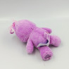 Peluche porte clef Bisounours mauve Grosami arc en ciel CARE BEARS 2011