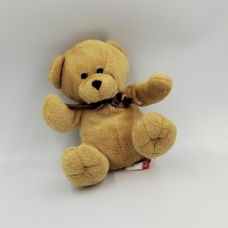 Doudou ours beige abeille FIZZY