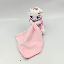 Doudou luminescent chat blanc rose Marie Les Aristochats mouchoir DISNEY NICOTOY