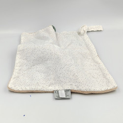 Doudou plat éléphant beige bleu Axel & Luna NATTOU