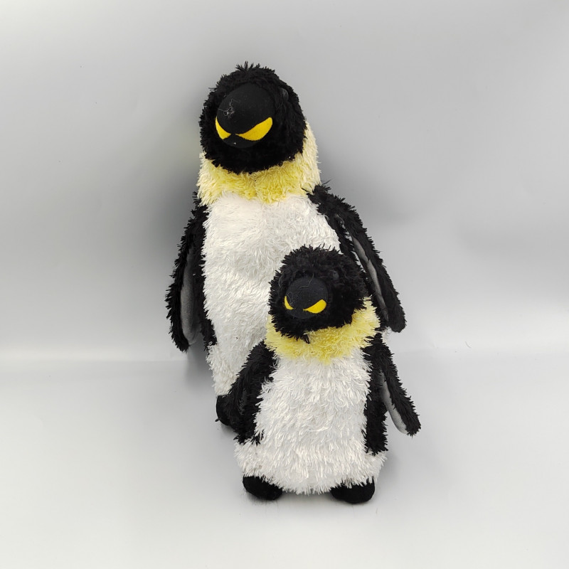 Peluche pingouin manchot avec bébé