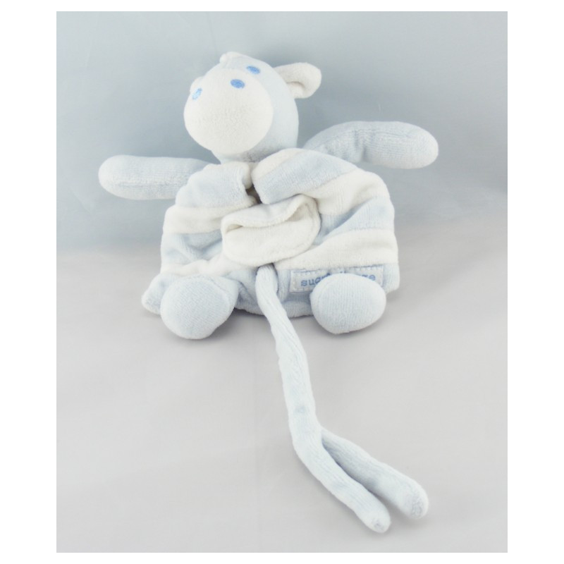 Doudou ane cheval bleu SUCRE D'ORGE 