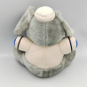 Ancienne peluche éléphant gris blanc bleu pois CLOUD 9