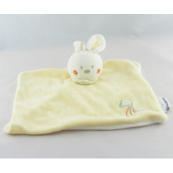 Doudou plat Lapin jaune cerf volant INFLUX