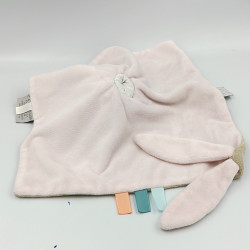 Doudou plat faon biche beige marron rose NATTOU