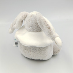 Doudou musical lapin beige blanc Toudoux BABY NAT