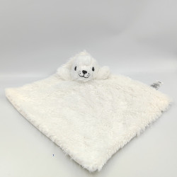 Doudou plat phoque blanc TEX