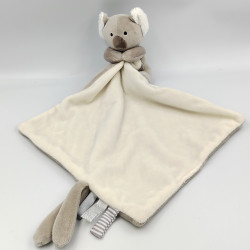 Doudou koala gris blanc mouchoir OSTARIA LES MINIS