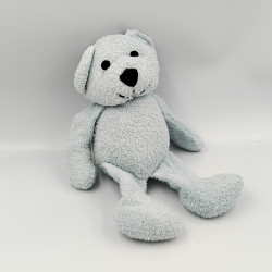 Doudou peluche ours bleu éponge FUTURA FINANCES