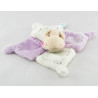 Doudou et compagnie plat hippopotame mauve Léo NEUF