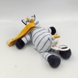 Doudou musical Zèbre bleu Zebrito NOUKIE'S