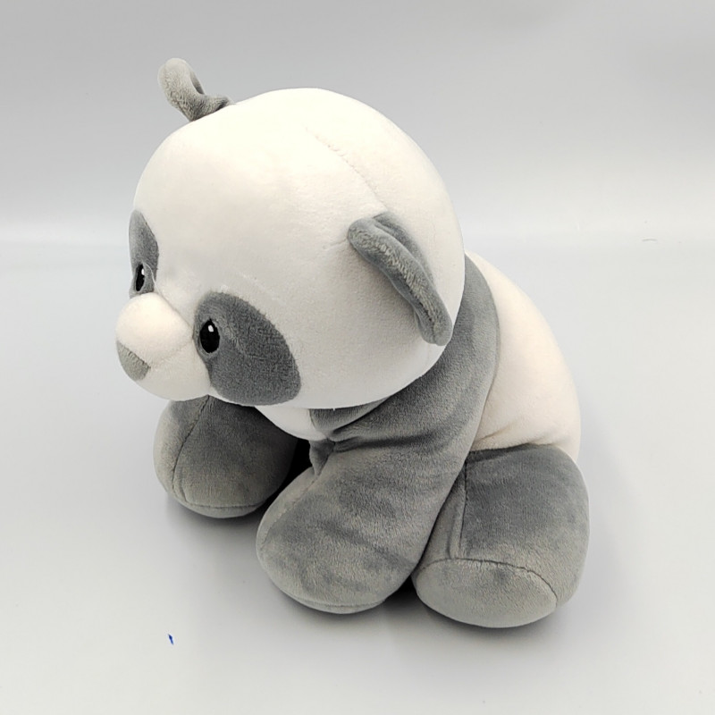 Peluche panda blanc gris TY INC