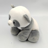 Peluche panda blanc gris TY INC