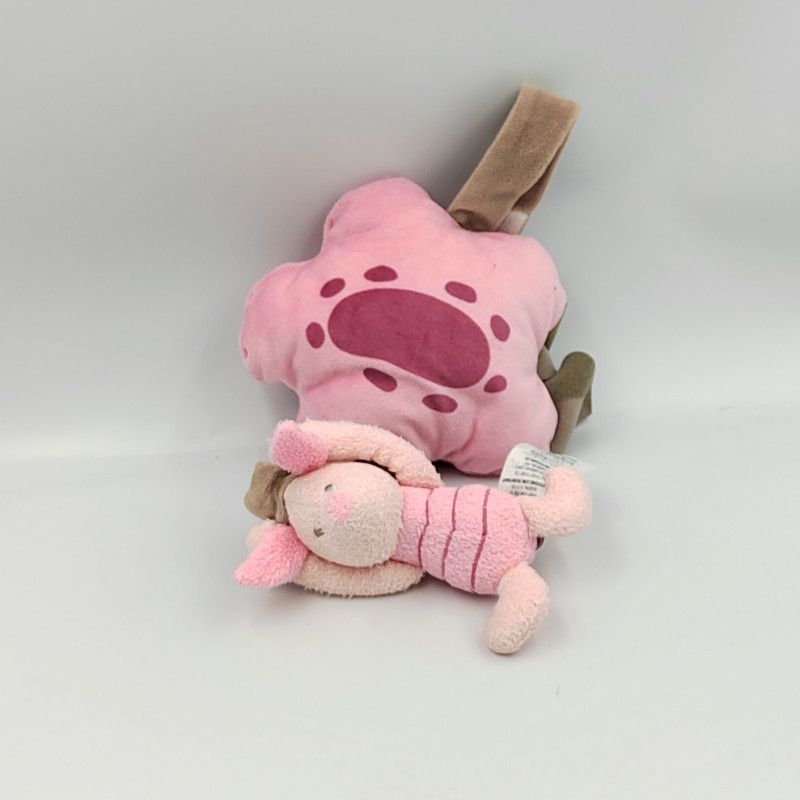 Doudou musical Porcinet rose avec étoile DISNEY BABY