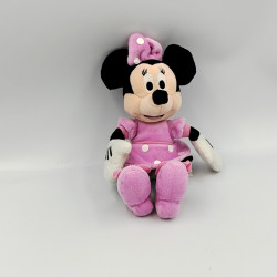 Doudou Minnie robe rose pois DISNEY