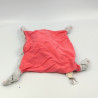 Doudou plat chat gris rose BOUT'CHOU BOUTCHOU