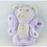 Doudou plat Lapin blanc Beige OBAIBI