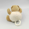 Doudou musical ours beige blanc BABY NAT