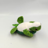 Peluche tortue verte blanche