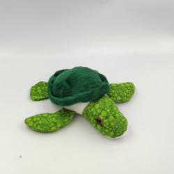 Peluche tortue verte blanche