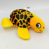 Doudou tortue jaune orange noir B&G INTERNATIONAL