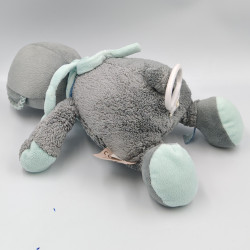 Doudou musical ours gris bleu Jules NATTOU