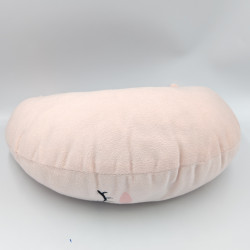 Doudou coussin lune rose ATMOSPHERA