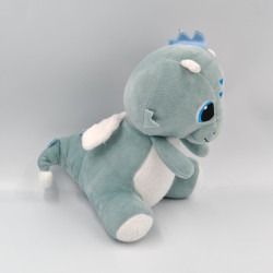 Doudou dragon bleu blanc LUMINOU