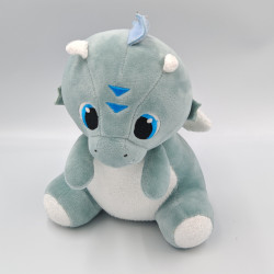 Doudou dragon bleu blanc LUMINOU