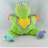 Doudou grenouille verte jaune JOLLYBABY