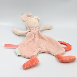 Doudou plat souris rose Mimi Il était une fois MOULIN ROTY