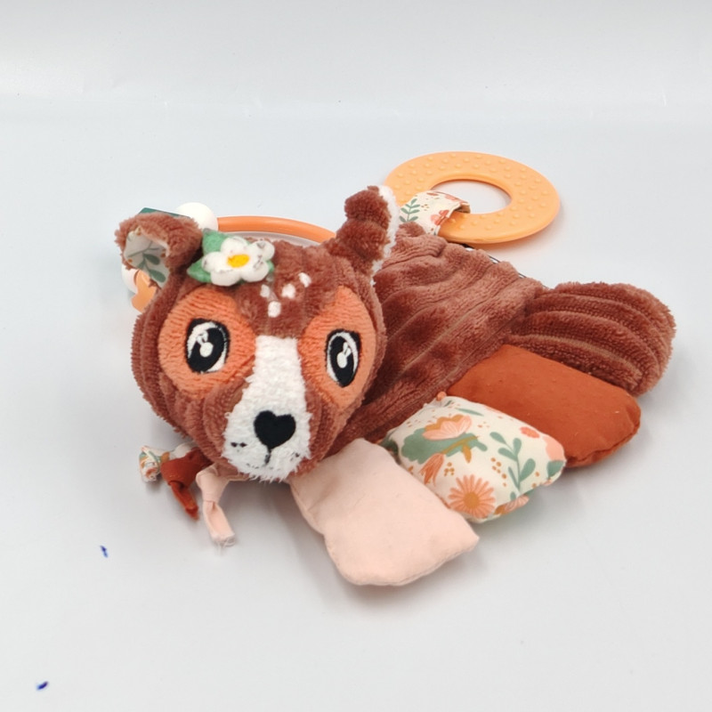 Doudou plat hochet biche Mélimélos DEGLINGOS