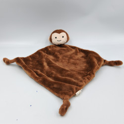 Doudou plat singe marron NATURE PLANET