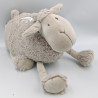 Doudou peluche mouton gris tout doux ATMOSPHERA