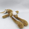Doudou peluche lapin marron blanc BUNNY FRIENDS