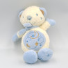 Doudou musical ours blanc bleu lune NEIL SAUTHON