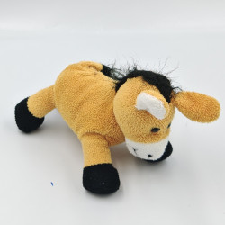 Petit doudou ane beige noir Crete