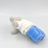 Mini Doudou baby Babar gris blanc bleu LANSAY