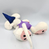 Doudou peluche souris magicien mauve bleu DIDDL