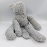 Grande peluche loup gris