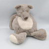 Doudou ours gris blanc Igor DIMPEL