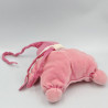 Doudou semi Plat Lutin rose Nounours
