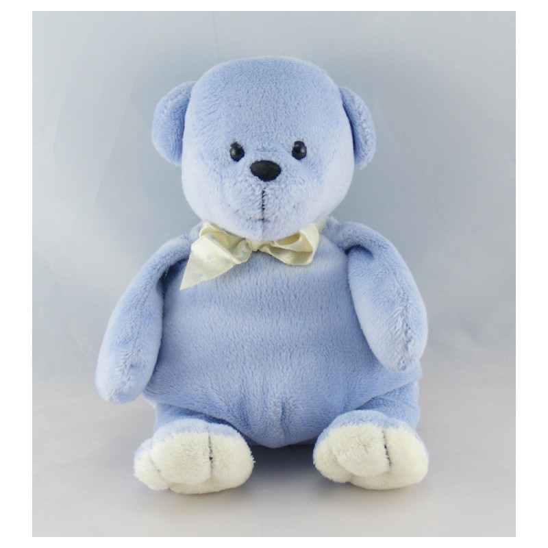 Doudou ours bleu AJENA