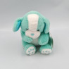 Doudou peluche chien bleu blanc GIPSY