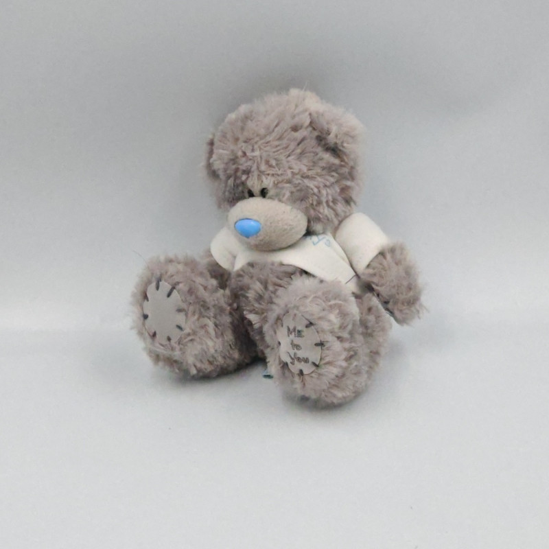 Doudou ours gris Friends always ME TO YOU