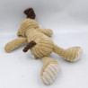 Doudou chien beige marron CA CREDIT AGRICOLE