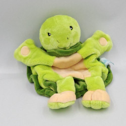 Doudou marionnette tortue verte nature BABY NAT