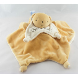 Doudou plat reversible lapin ours trouve moi cache toi NOUNOURS