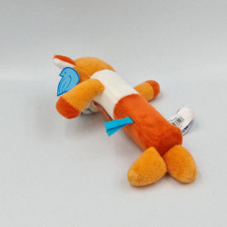 Doudou baton pouet renard orange blanc Roméo Baby nat
